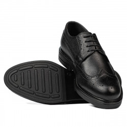 Men stylish, elegant shoes 939 black