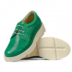 Women casual shoes 6051 green