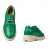 Women casual shoes 6051 green