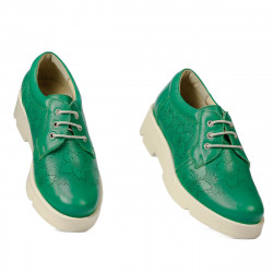 Women casual shoes 6051 green