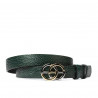 Women belt 31m biz green