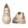 Women casual shoes 6047 beige combined