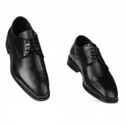 Men stylish, elegant shoes 941 black florantic