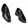 Men stylish, elegant shoes 941 black florantic