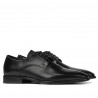Men stylish, elegant shoes 941 black florantic