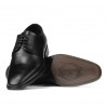 Men stylish, elegant shoes 941 black florantic