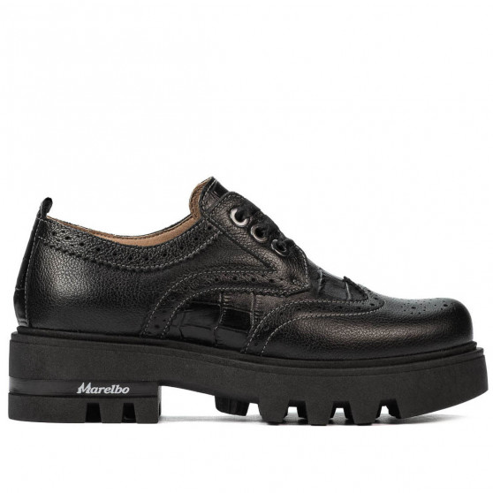 Women casual shoes 6047 black combined