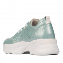 Women sport shoes 6046 turcoaz pearl