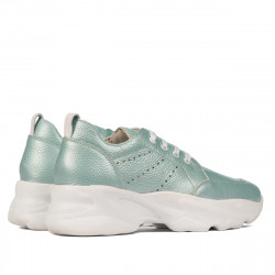 Women sport shoes 6046 turcoaz pearl