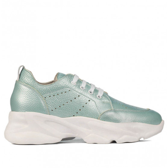 Women sport shoes 6046 turcoaz pearl