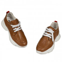 Women sport shoes 6046 brown