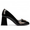 Women stylish, elegant shoes 1291 patent black