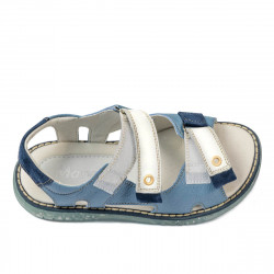 Children sandals 318 bleu combined