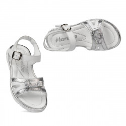 Small children sandals 73c white combined