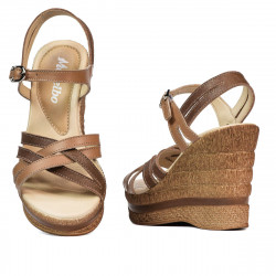 Women sandals 5086 camel combined