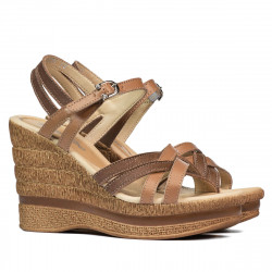Women sandals 5086 camel combined