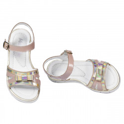 Children sandals 539 patent nude combined