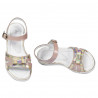 Children sandals 539 patent nude combined