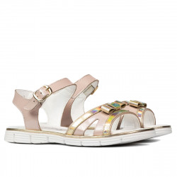 Children sandals 539 patent nude combined