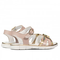 Children sandals 539 patent nude combined