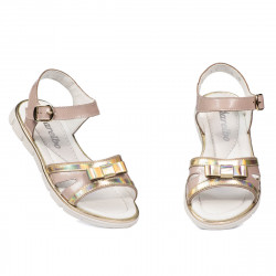 Children sandals 539 patent nude combined