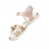 Children sandals 539 patent nude combined