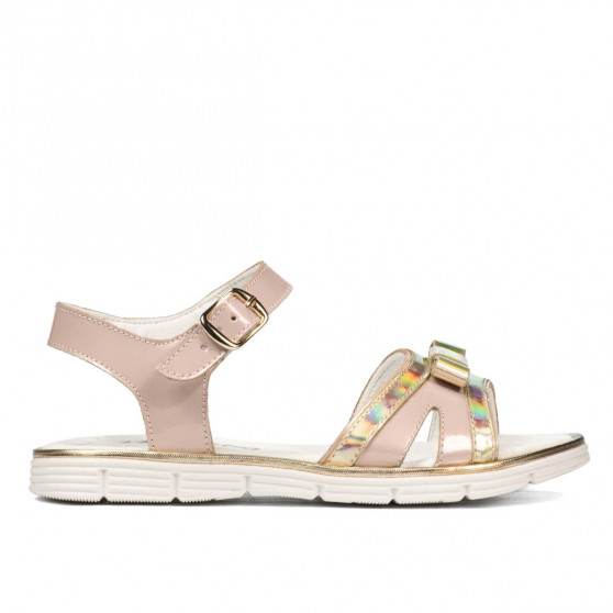Children sandals 539 patent nude combined