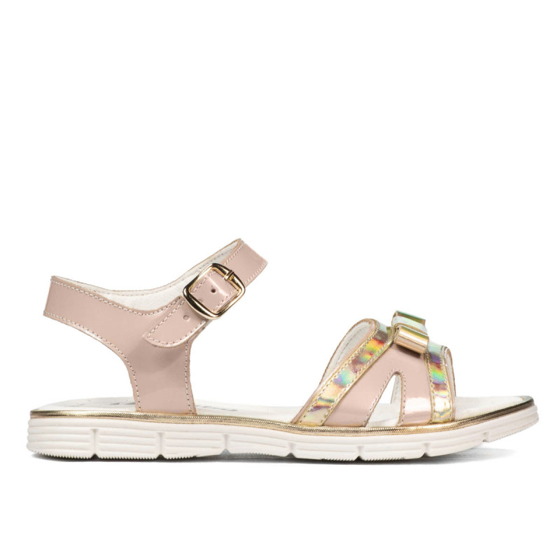 Children sandals 539 patent nude combined
