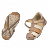 Small children sandals 75c cappuccino combined