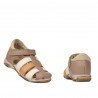 Small children sandals 75c cappuccino combined