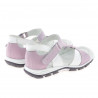 Small children sandals 09c purple+white 1