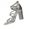 Women sandals 1287 silver