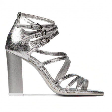 Women sandals 1287 silver