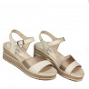 Women sandals 5087 beige combined