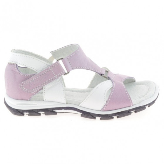 Small children sandals 09c purple+white 1