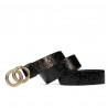 Women belt 09ld patent black