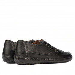 Women loafers, moccasins 672m black