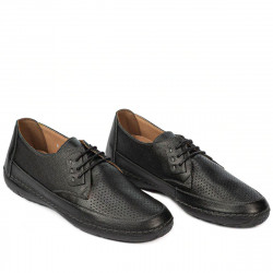 Women loafers, moccasins 672 black