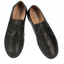 Women loafers, moccasins 672 black