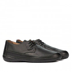 Women loafers, moccasins 672 black