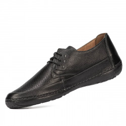 Women loafers, moccasins 672 black