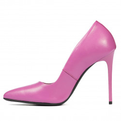 Women stylish, elegant shoes 1289 pink cyclame