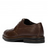 Men stylish, elegant shoes 939 brown 01
