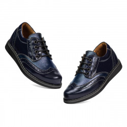 Children shoes 154 patent indigo combined