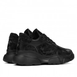 Women sport shoes 6053 black camuflaj combined