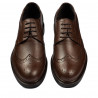 Men stylish, elegant shoes 939m brown