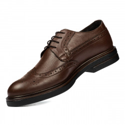 Men stylish, elegant shoes 939m brown