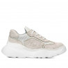 Women sport shoes 6053 beige camuflaj combined