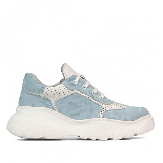 Women sport shoes 6053 bleu camuflaj combined