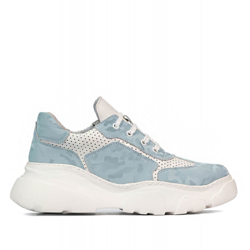 Women sport shoes 6053 bleu camuflaj combined